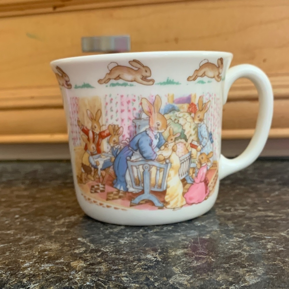 Bunnykins Royal Doulton Christening Vintage Collectible Mug 1936 by Birks